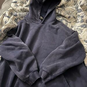 Men's Navy Pullover Hoodie - Classic Comfort